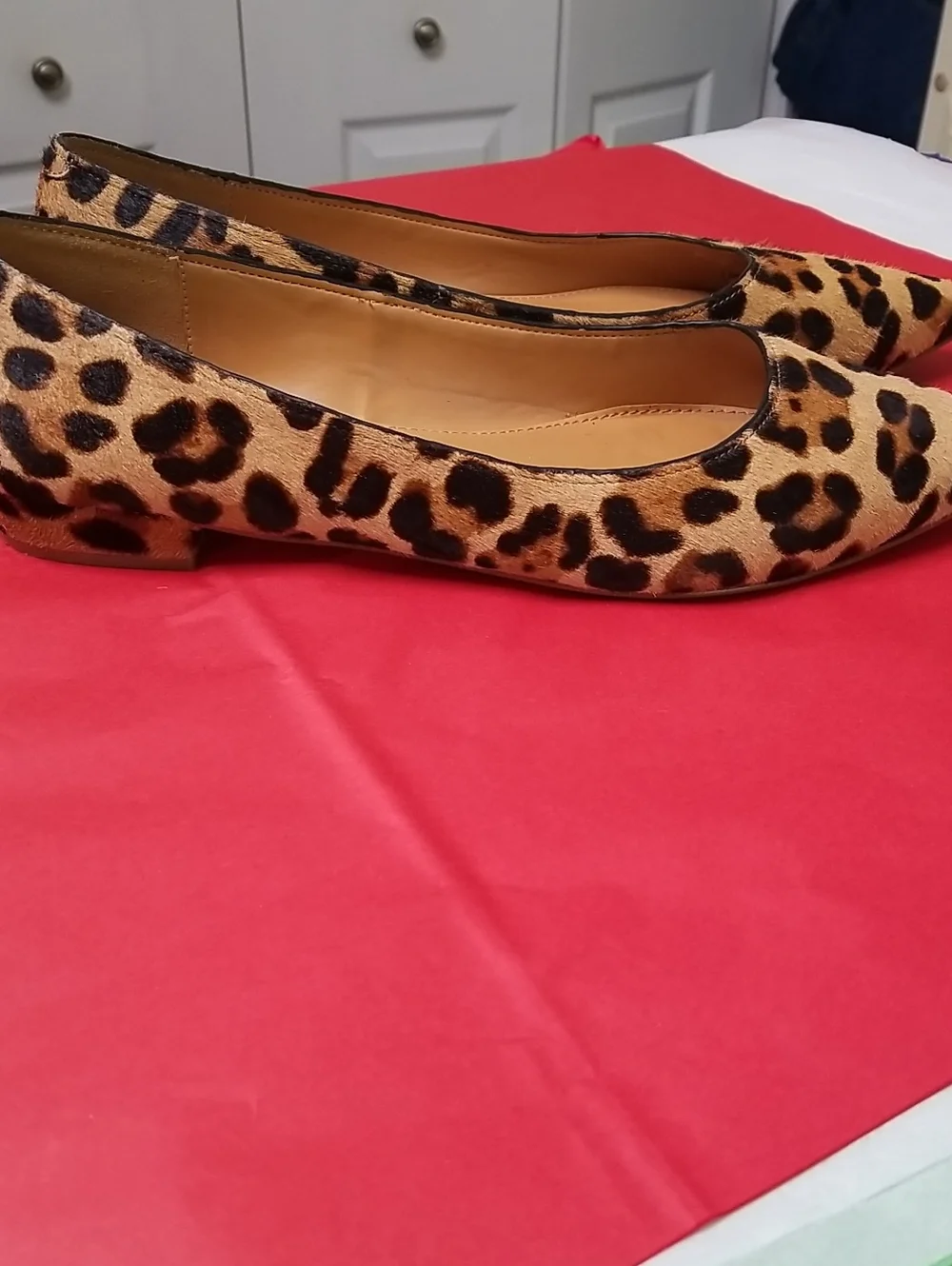 J. Crew womens leopard print slip on shoes size 9.5 EUC